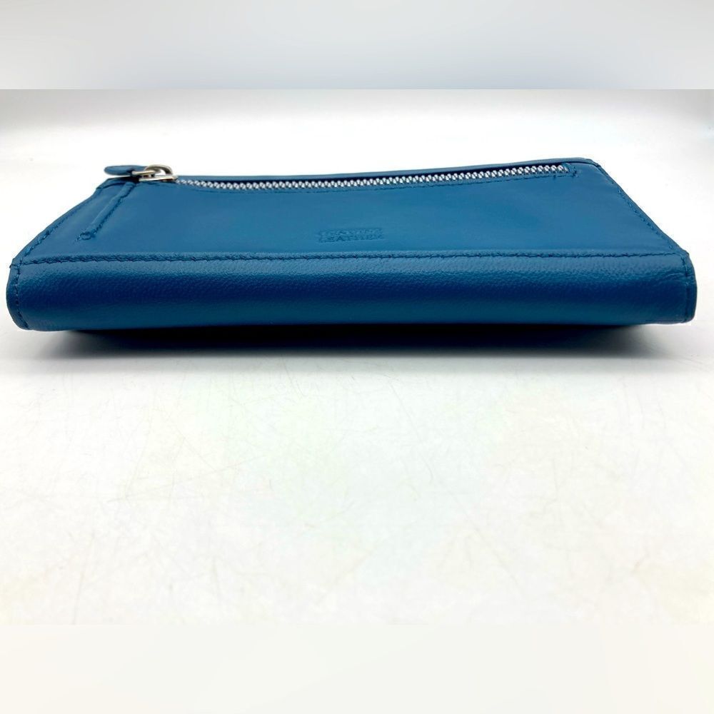 Safe Keeper Women’s Turquoise Leather Wallet Excellent Condition - Picture 5 of 9
